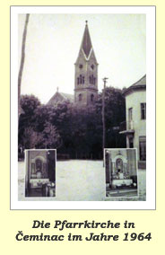 Die Pfarrkirche in �eminac im Jahre 1964